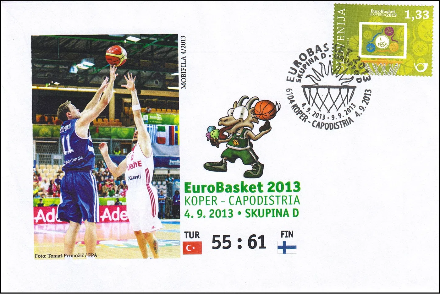 EUROBASKET 2013 SKUPINA D - GRUPPO D